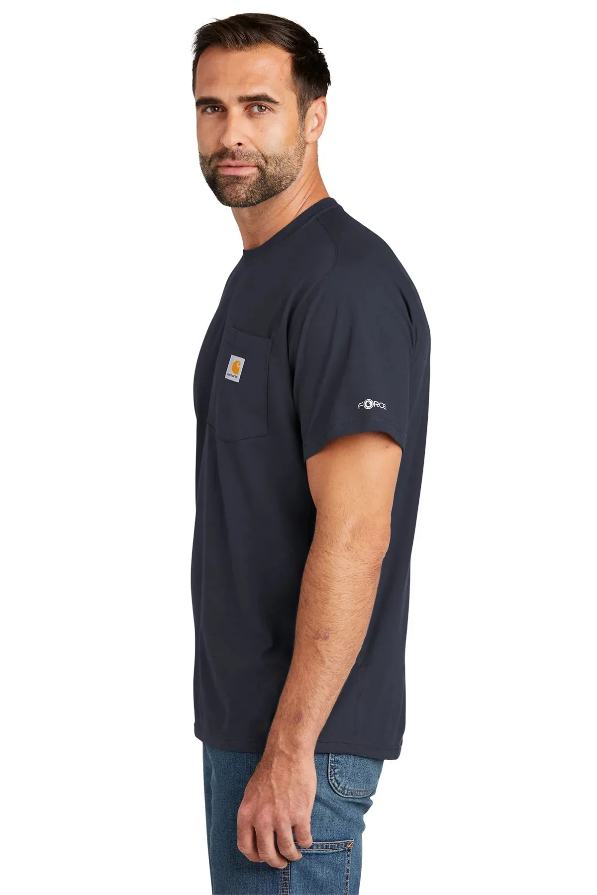 Carhartt Force Custom Pockets T-Shirts, Navy