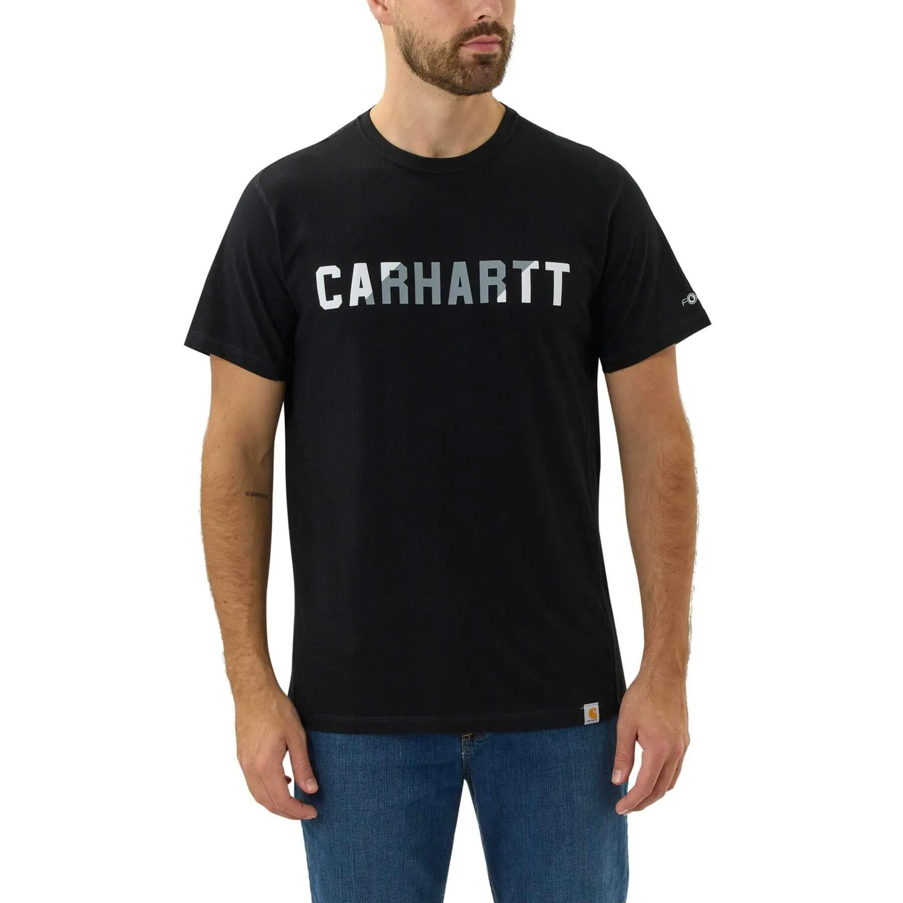 Carhartt Force Relaxed Fit Midweight Block Logo Graphic Short-Sleeve T-Shirt 105203