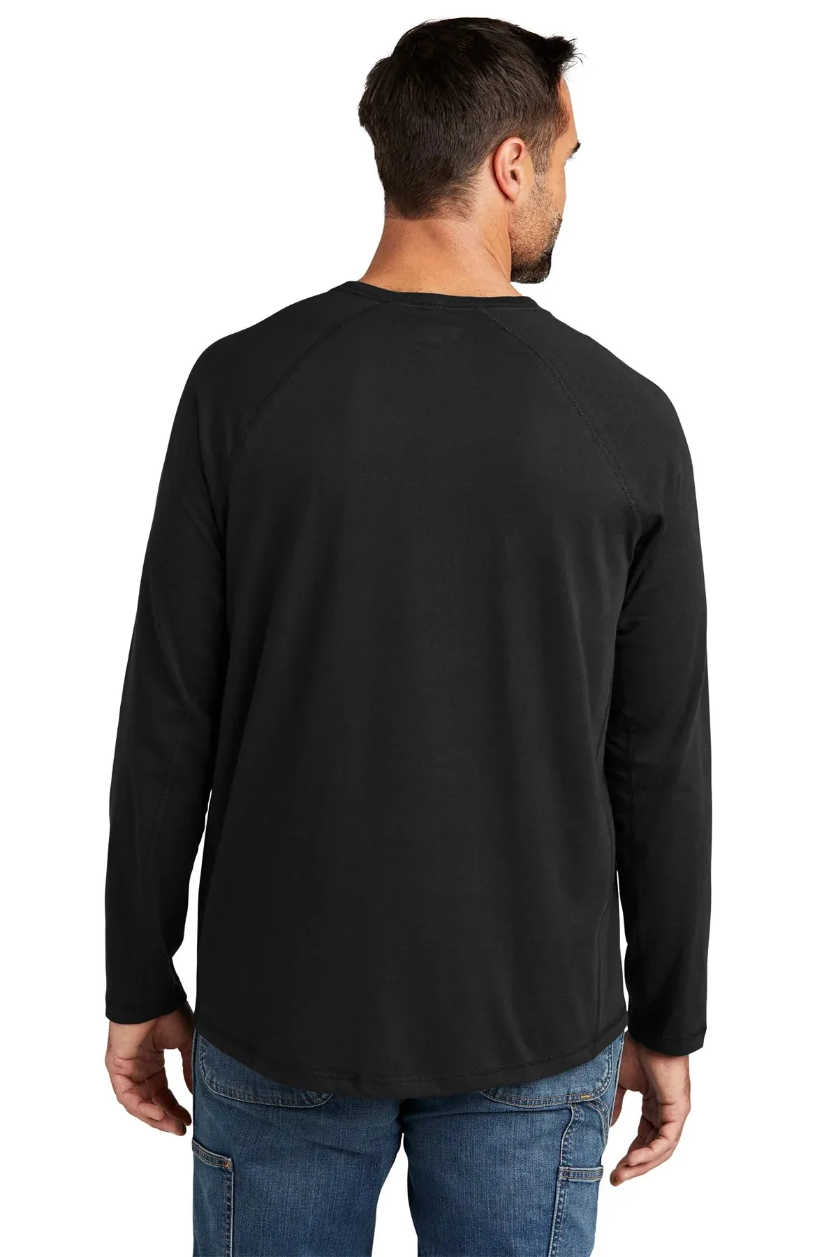 Carhartt Long Sleeve Custom Pockets T-Shirts, Black