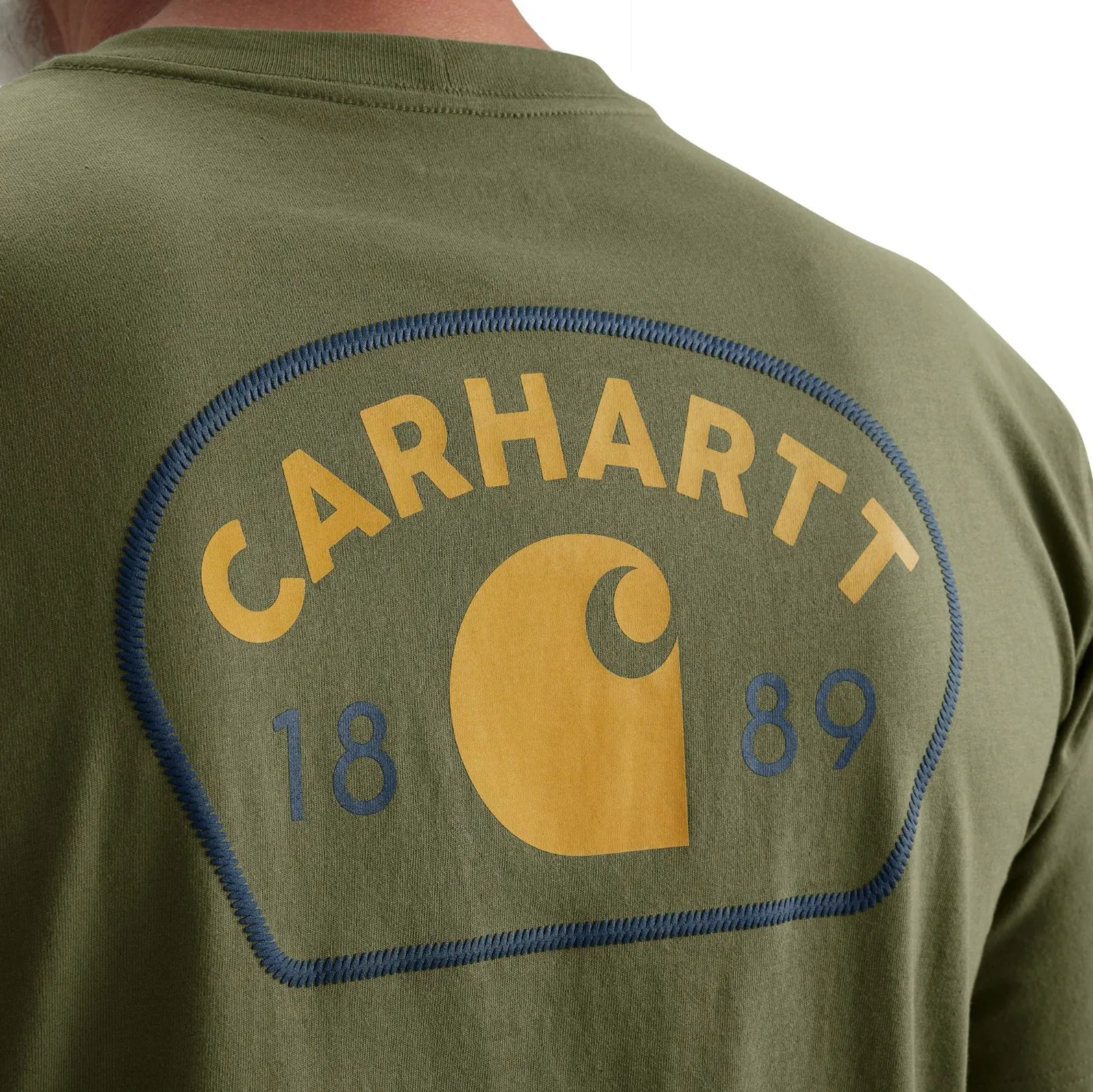 Carhartt Men's Relaxed Fit Lightweight 1889 Graphic Short-Sleeve T-Shirt