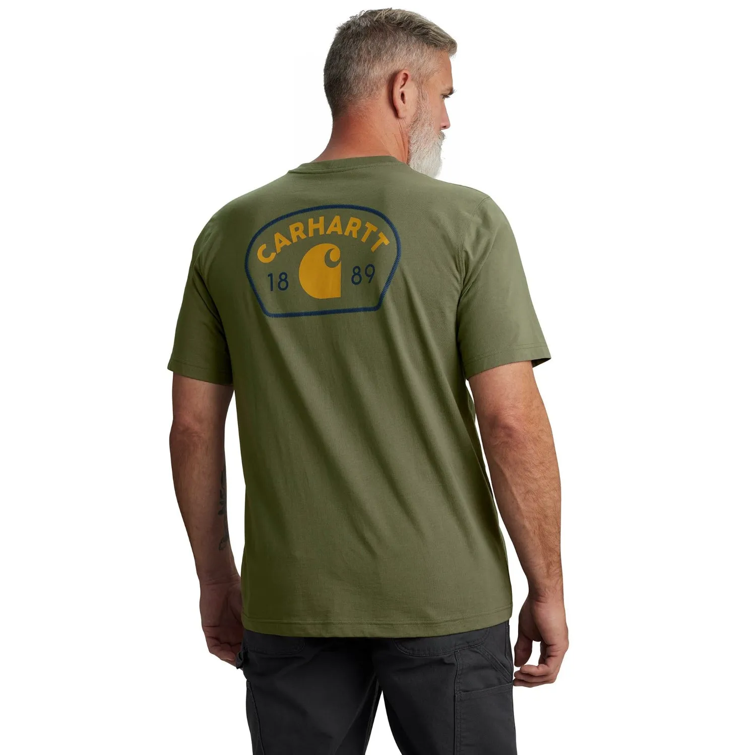 Carhartt Men's Relaxed Fit Lightweight 1889 Graphic Short-Sleeve T-Shirt