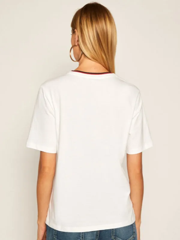 Carly Relaxed C-Nk Top Ss