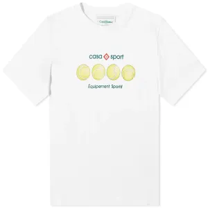 Casablanca White Logo T-Shirt
