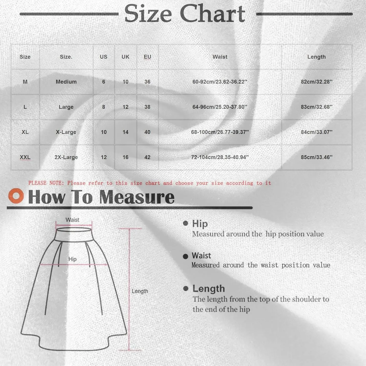 Casual Cotton Linen Skirts for Women Elastic High Waisted A Line Stretch Skirt Plus Size Summer Beach Vacation Dress