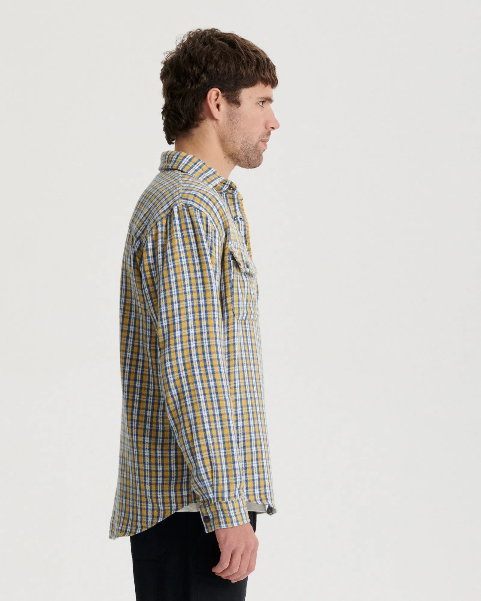 Check Mate Overshirt - Yolk