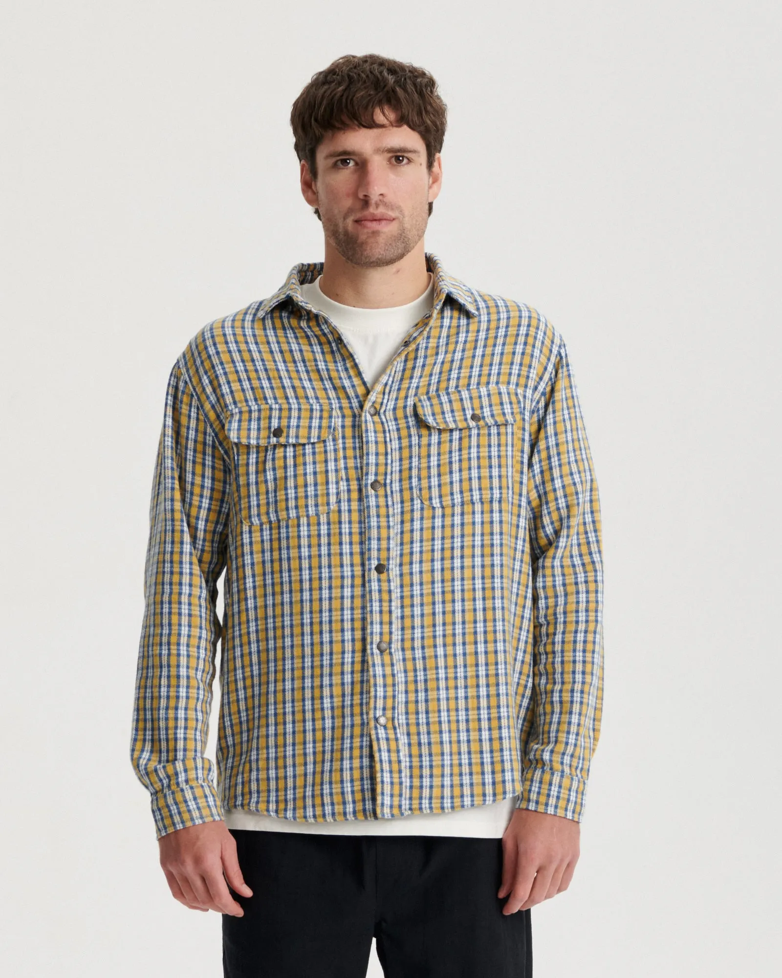 Check Mate Overshirt - Yolk