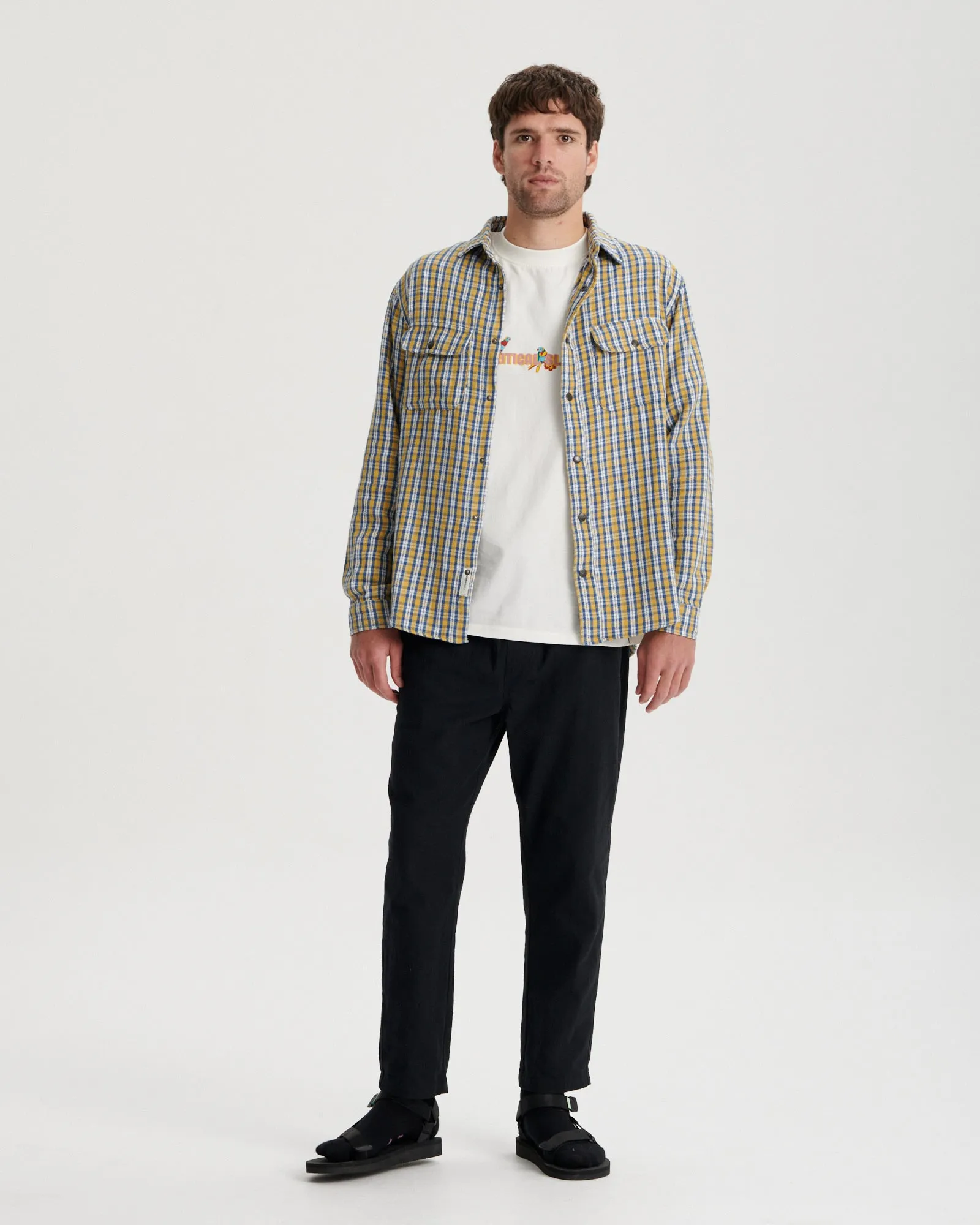 Check Mate Overshirt - Yolk