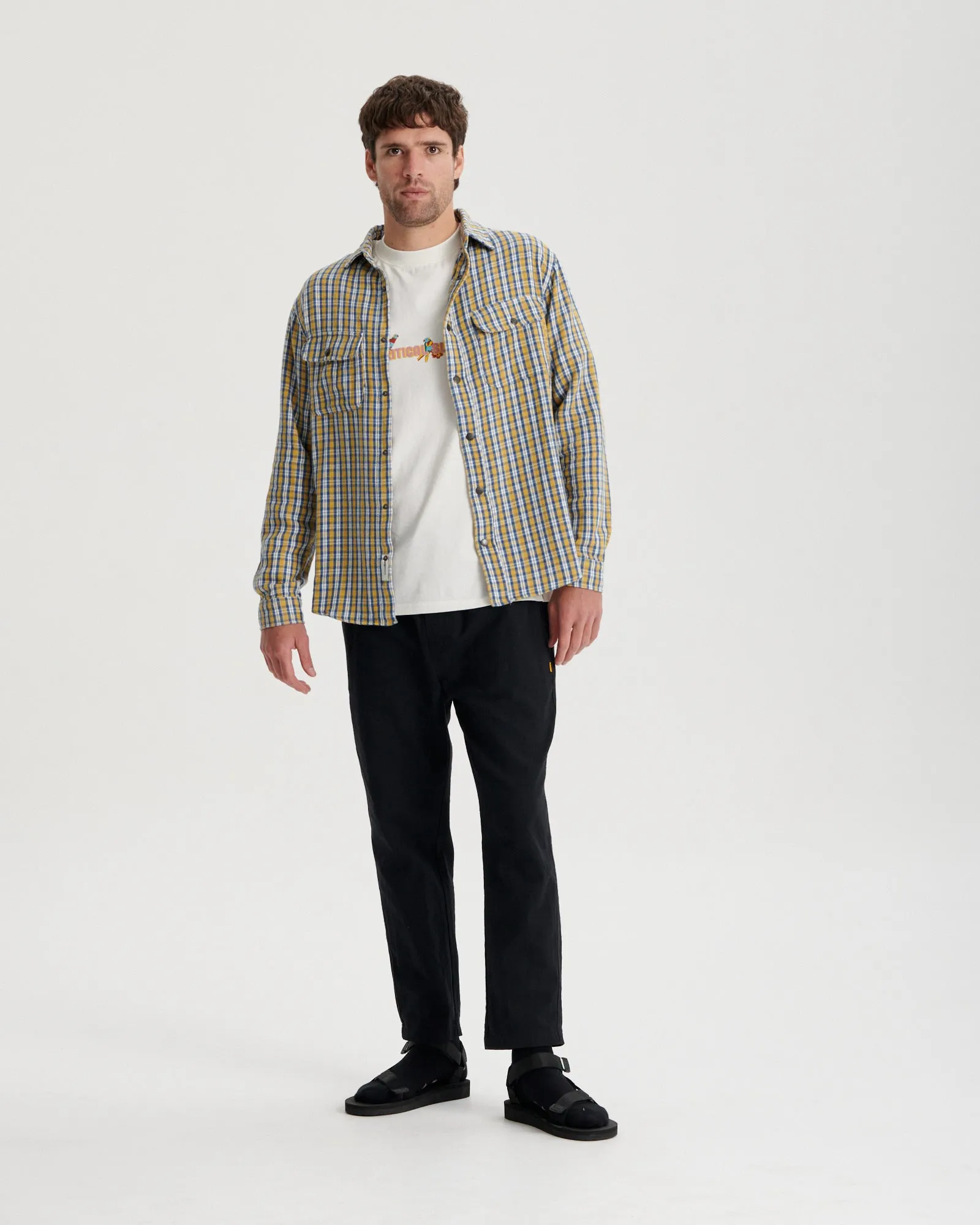 Check Mate Overshirt - Yolk