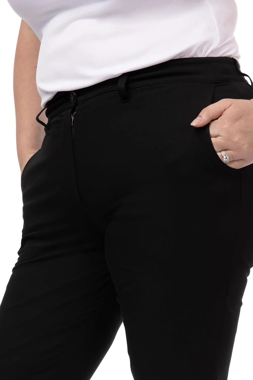 Chef Works Women's Stretch Fit Chino Pants