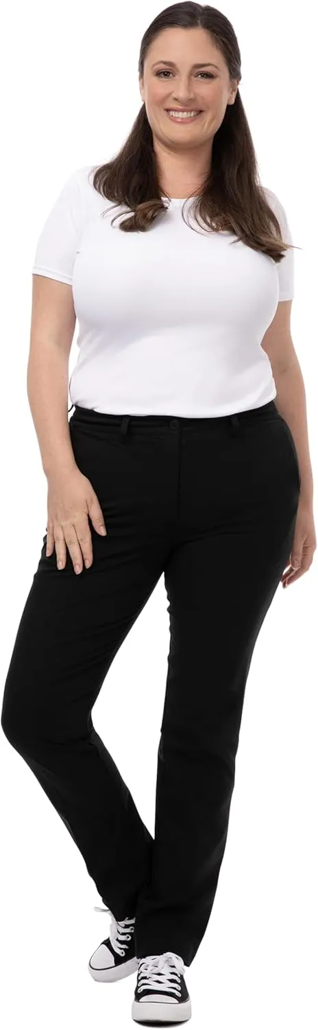 Chef Works Women's Stretch Fit Chino Pants
