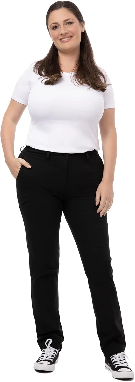 Chef Works Women's Stretch Fit Chino Pants