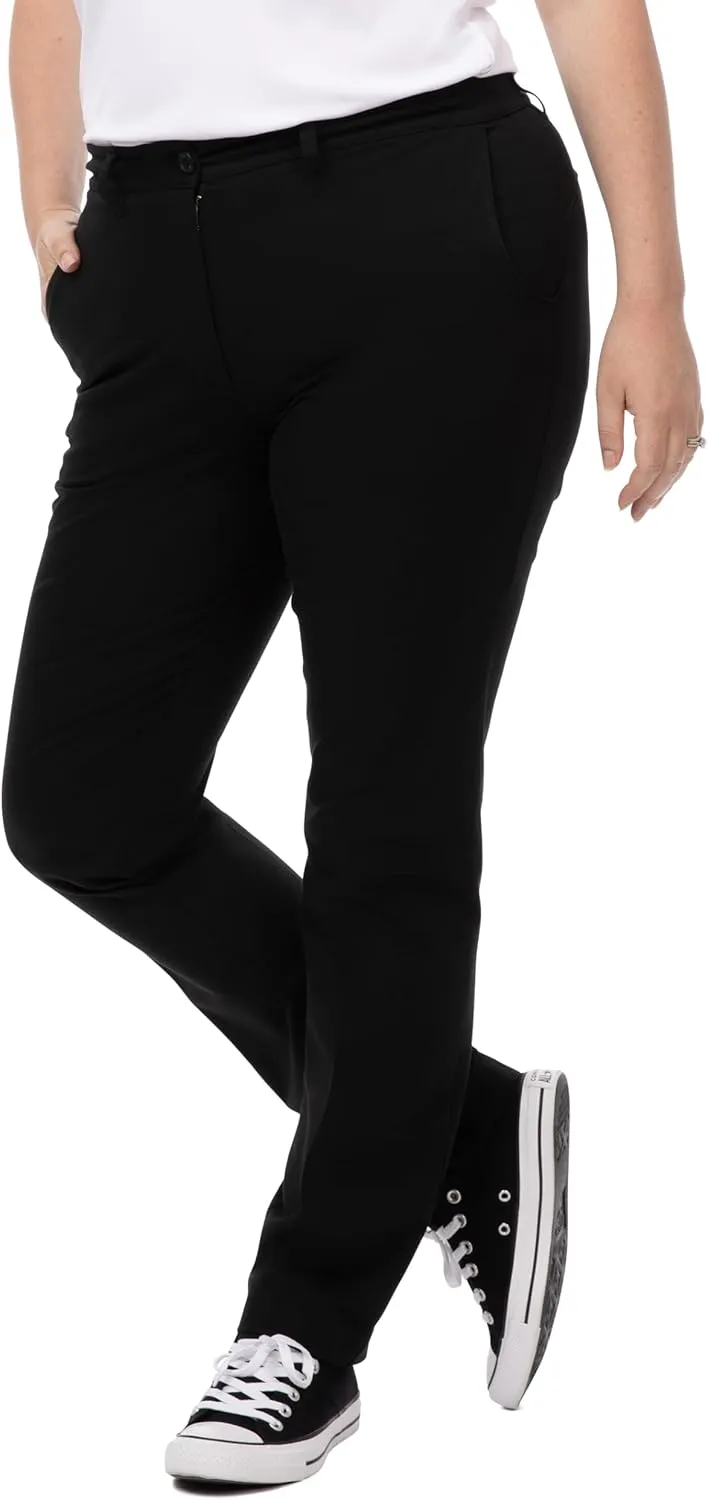 Chef Works Women's Stretch Fit Chino Pants