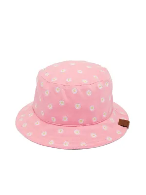 Cheveux Pink Daisy-Print Bucket Hat - Brands We Love