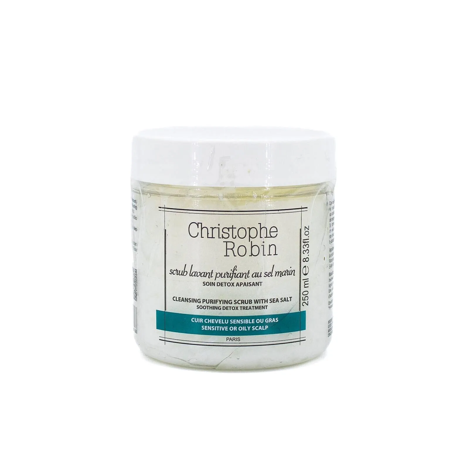 Christophe Robin Scalp Scrub w/ Sea Salt 8.33oz - New