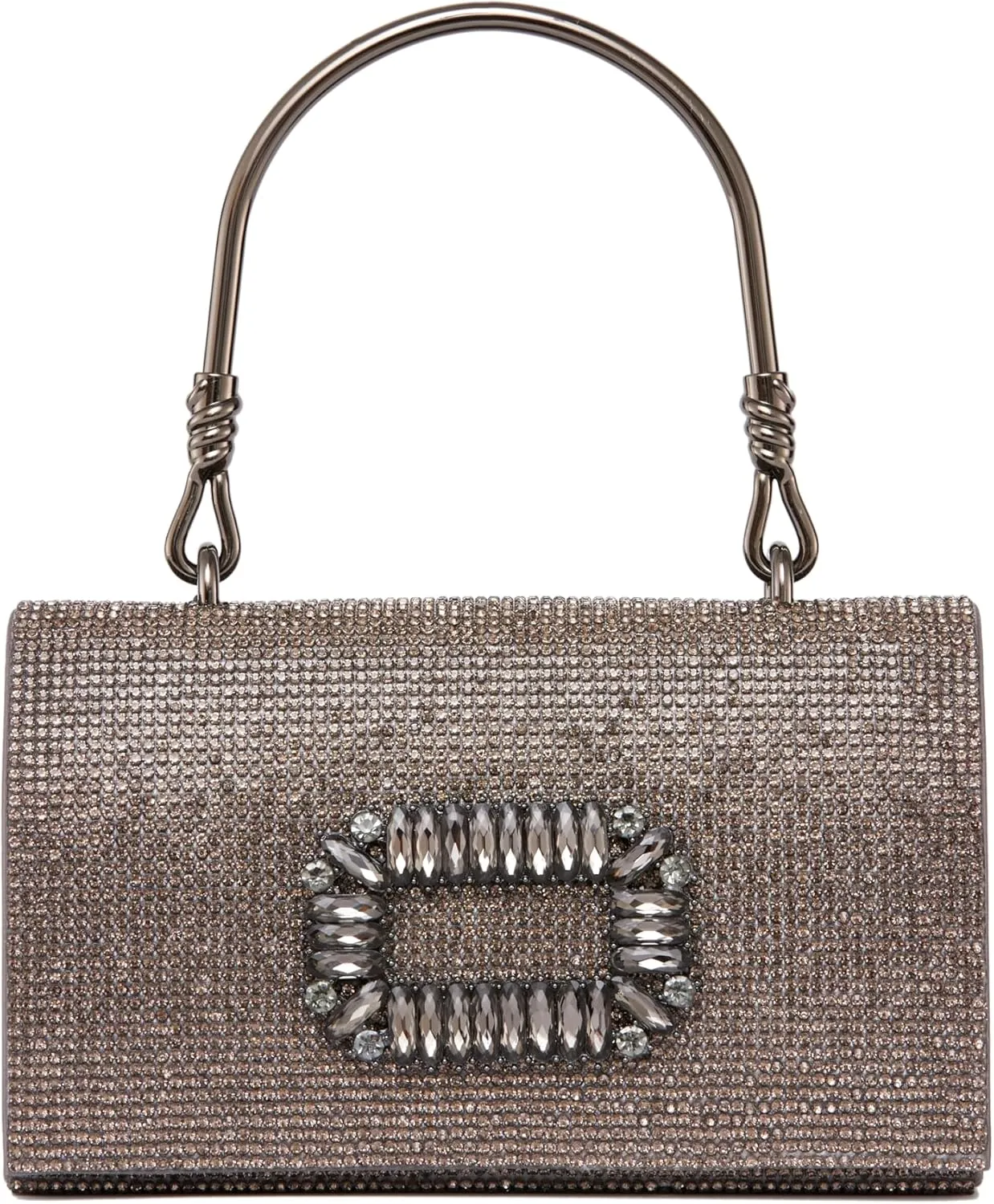 CINDY Elegant Rhinestone Satin Evening Bag