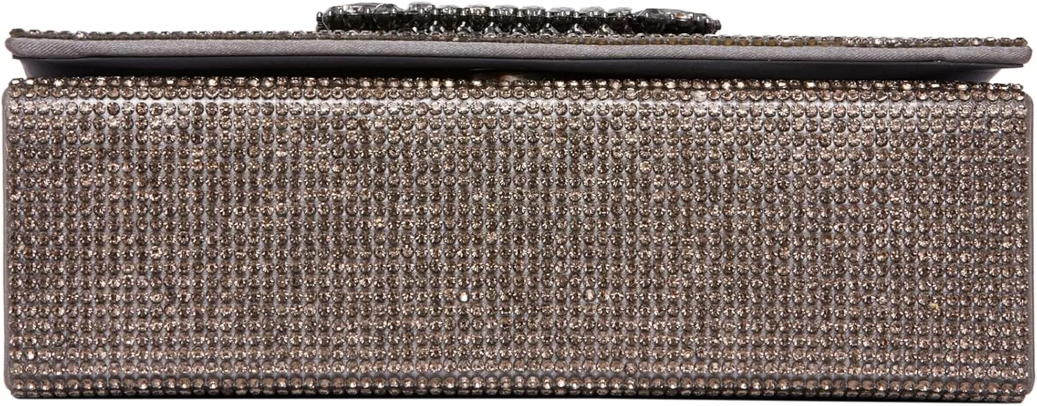 CINDY Elegant Rhinestone Satin Evening Bag