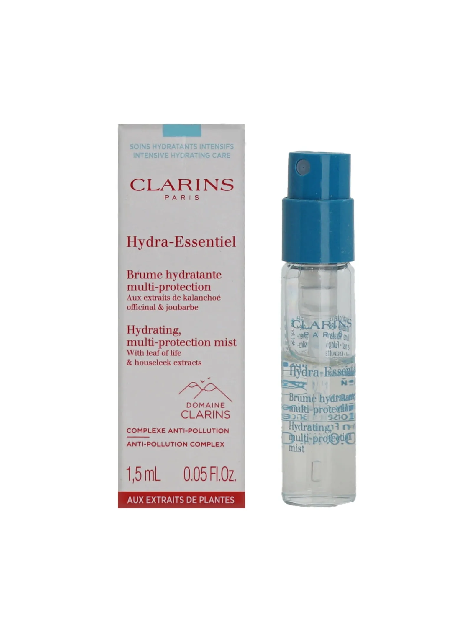 Clarins Hydra Essential Hydrating Multi Protection Mist 0.05 OZ