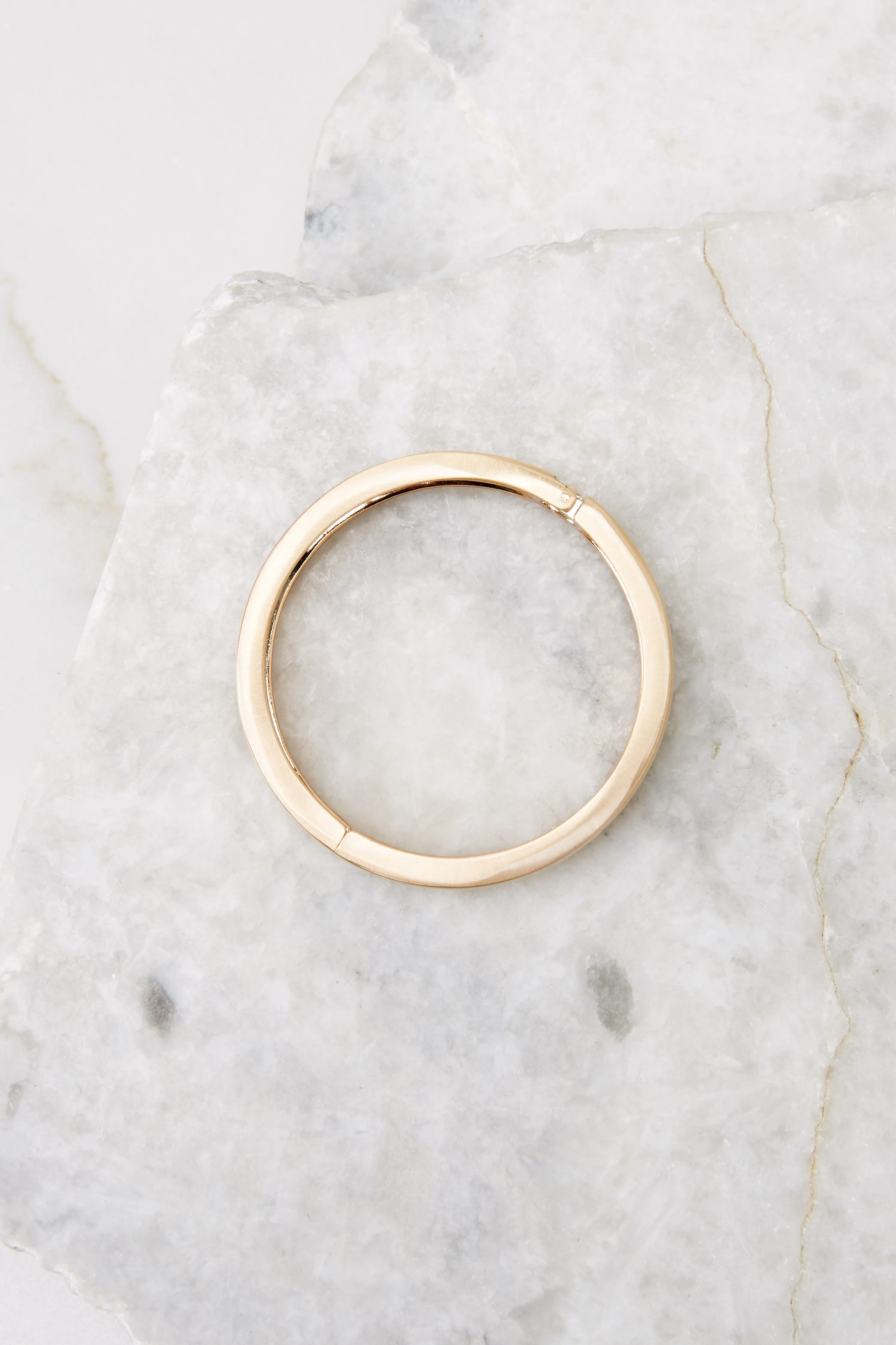 Coffee Break Gold Bangle