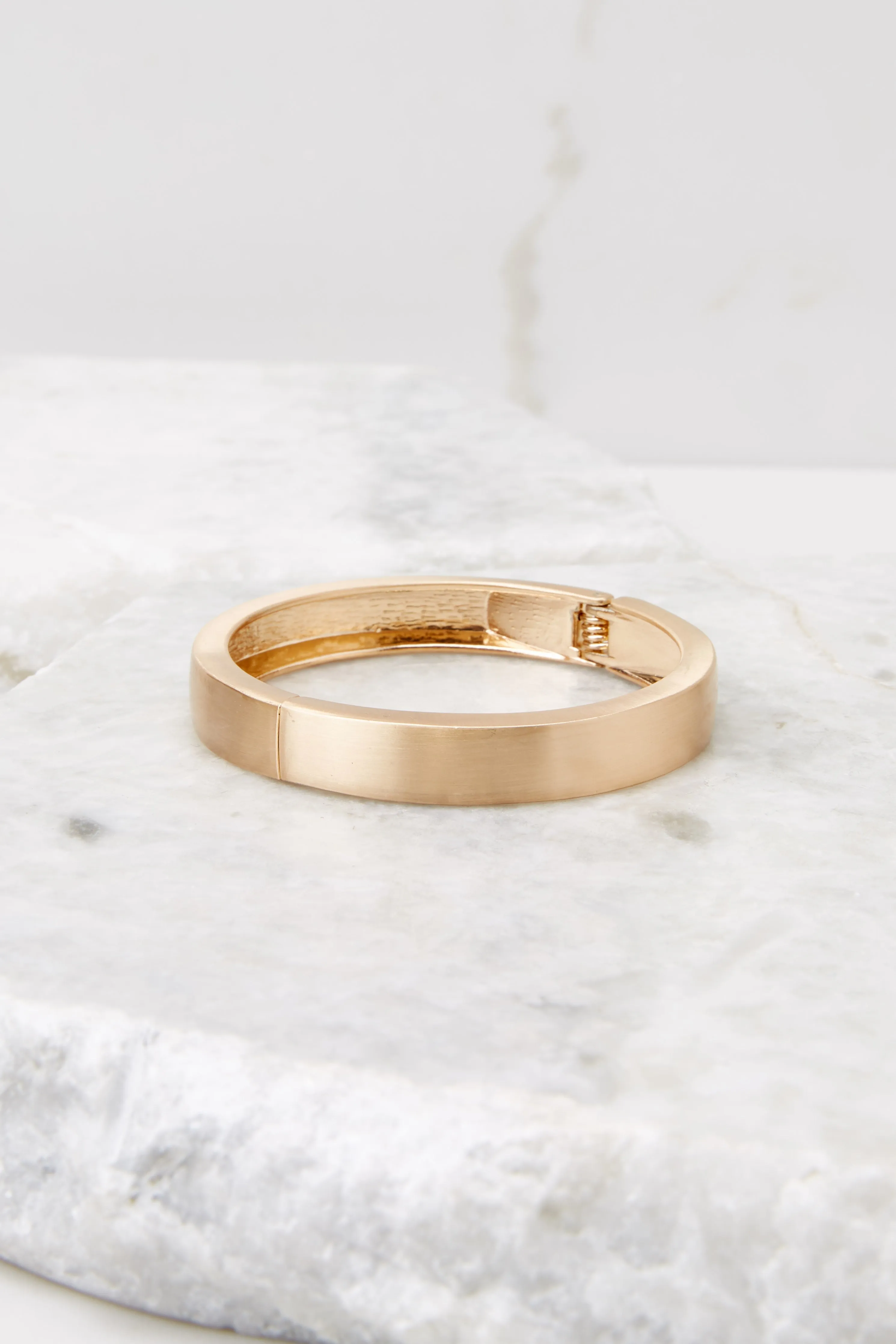 Coffee Break Gold Bangle