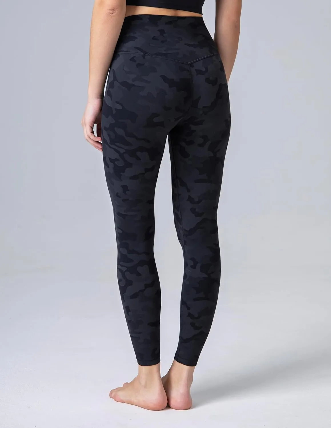 Colorfulkoala Dreamlux No Front Seam Leggings for Women 25"/28" Inseam, Seamless High Waisted Buttery Soft Yoga Pants