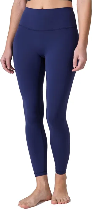 Colorfulkoala Dreamlux No Front Seam Leggings for Women 25"/28" Inseam, Seamless High Waisted Buttery Soft Yoga Pants