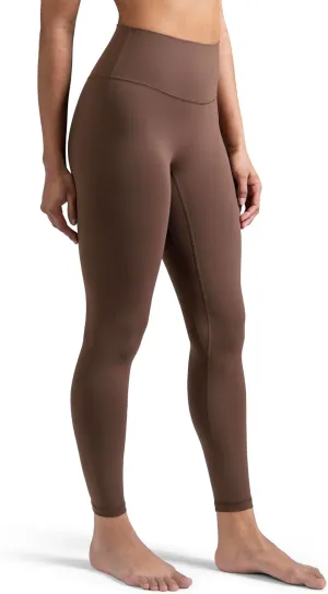 Colorfulkoala Dreamlux No Front Seam Leggings for Women 25"/28" Inseam, Seamless High Waisted Buttery Soft Yoga Pants