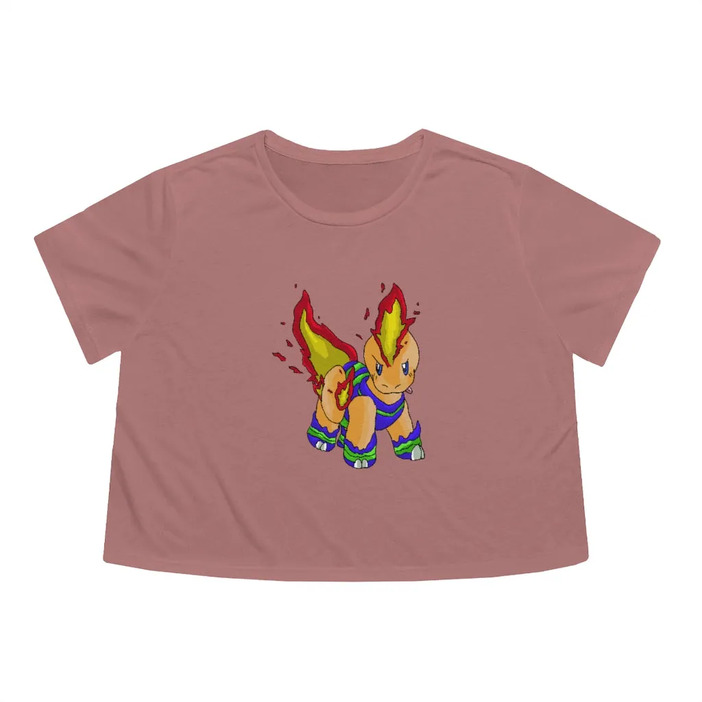 Corteness Women's Flowy Cropped Tee
