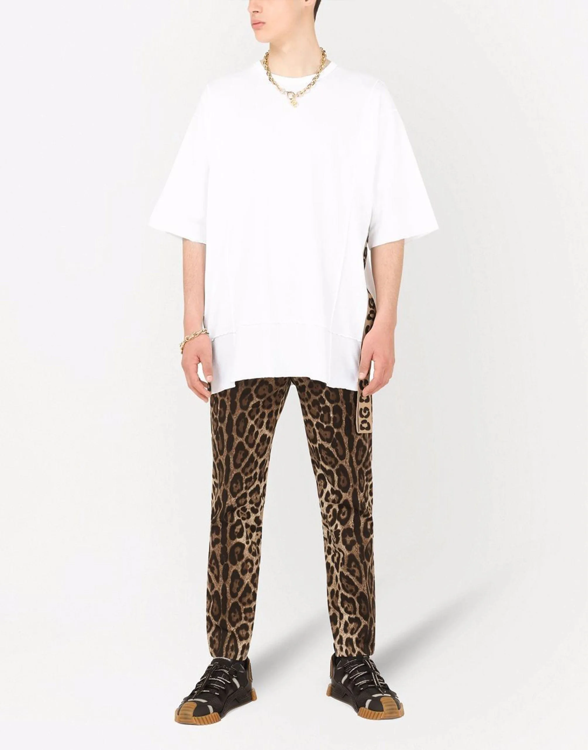 Cotton T-shirt With DG Print