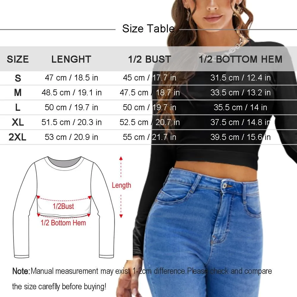 Custom Face Shirt Blue Halo Women's Backless T-shirt Graphic Design Tee for Female