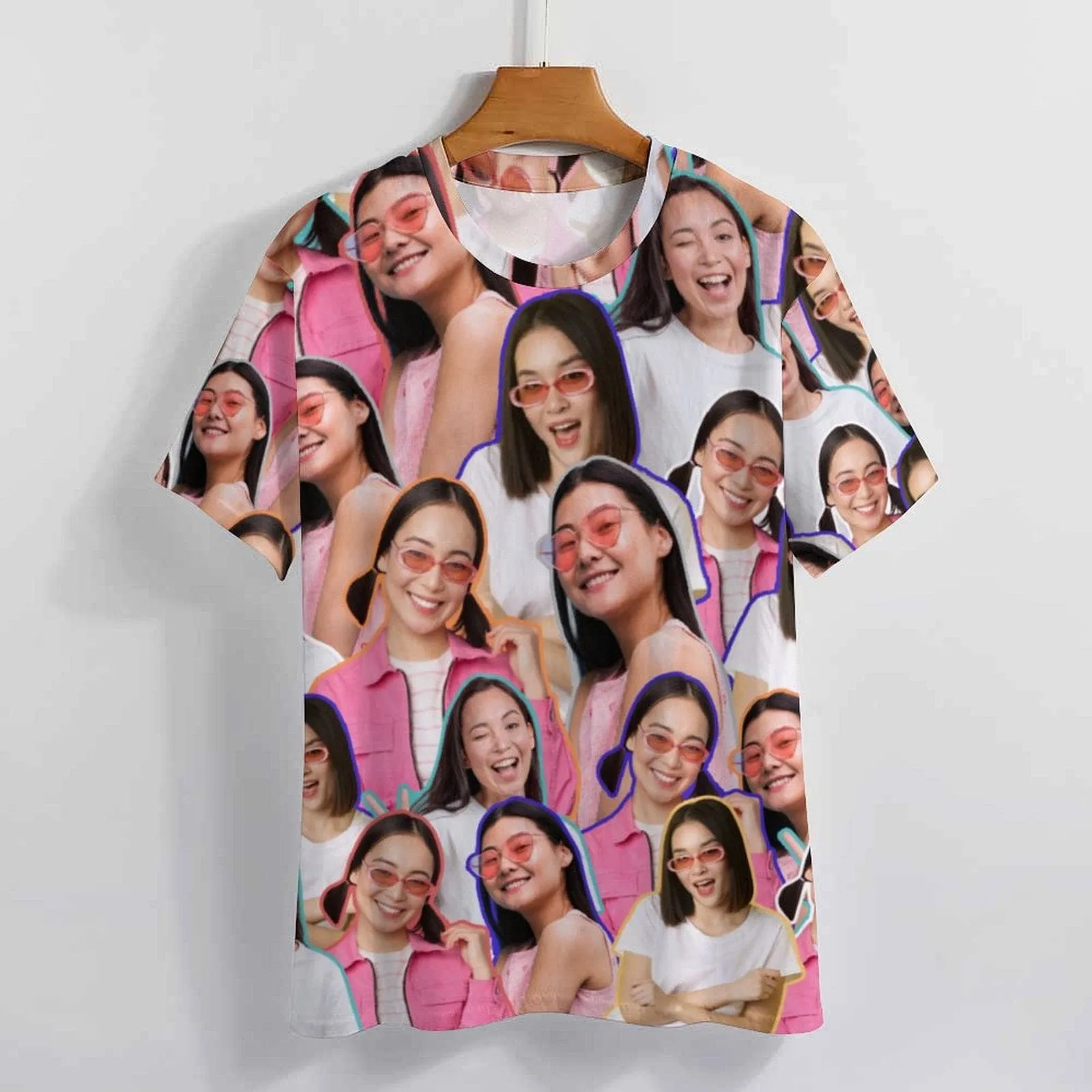 Custom Girlfriends Photo T-shirt Personalized Unisex Shirts with Pictures
