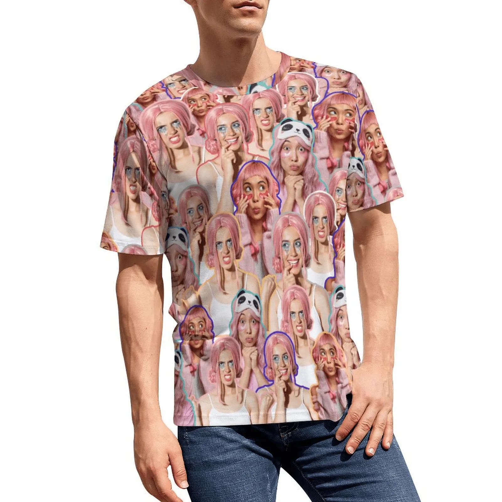 Custom Girlfriends Photo T-shirt Personalized Unisex Shirts with Pictures