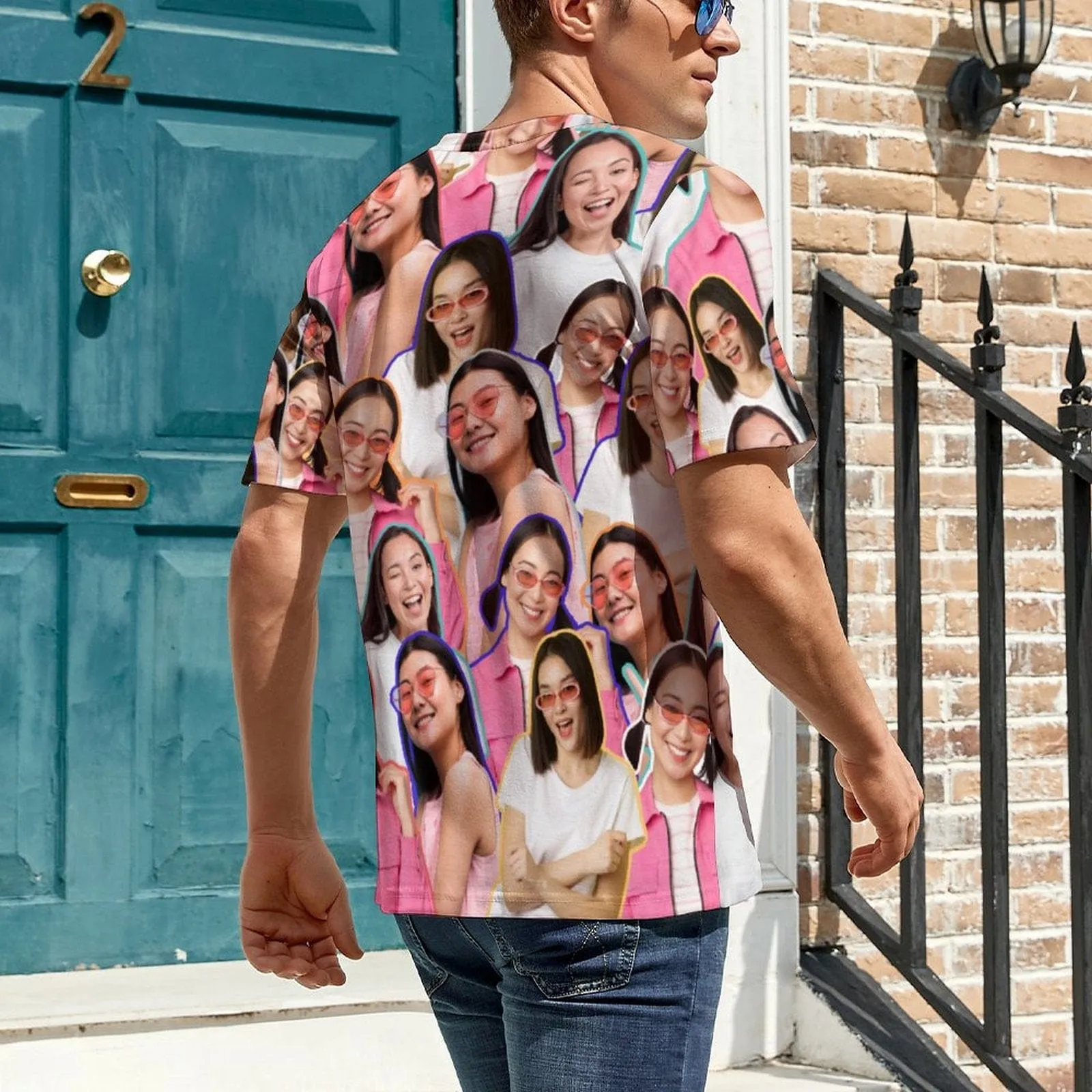 Custom Girlfriends Photo T-shirt Personalized Unisex Shirts with Pictures