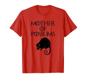 Cute &amp; Unique Black Mother of Possums T-shirt E010388
