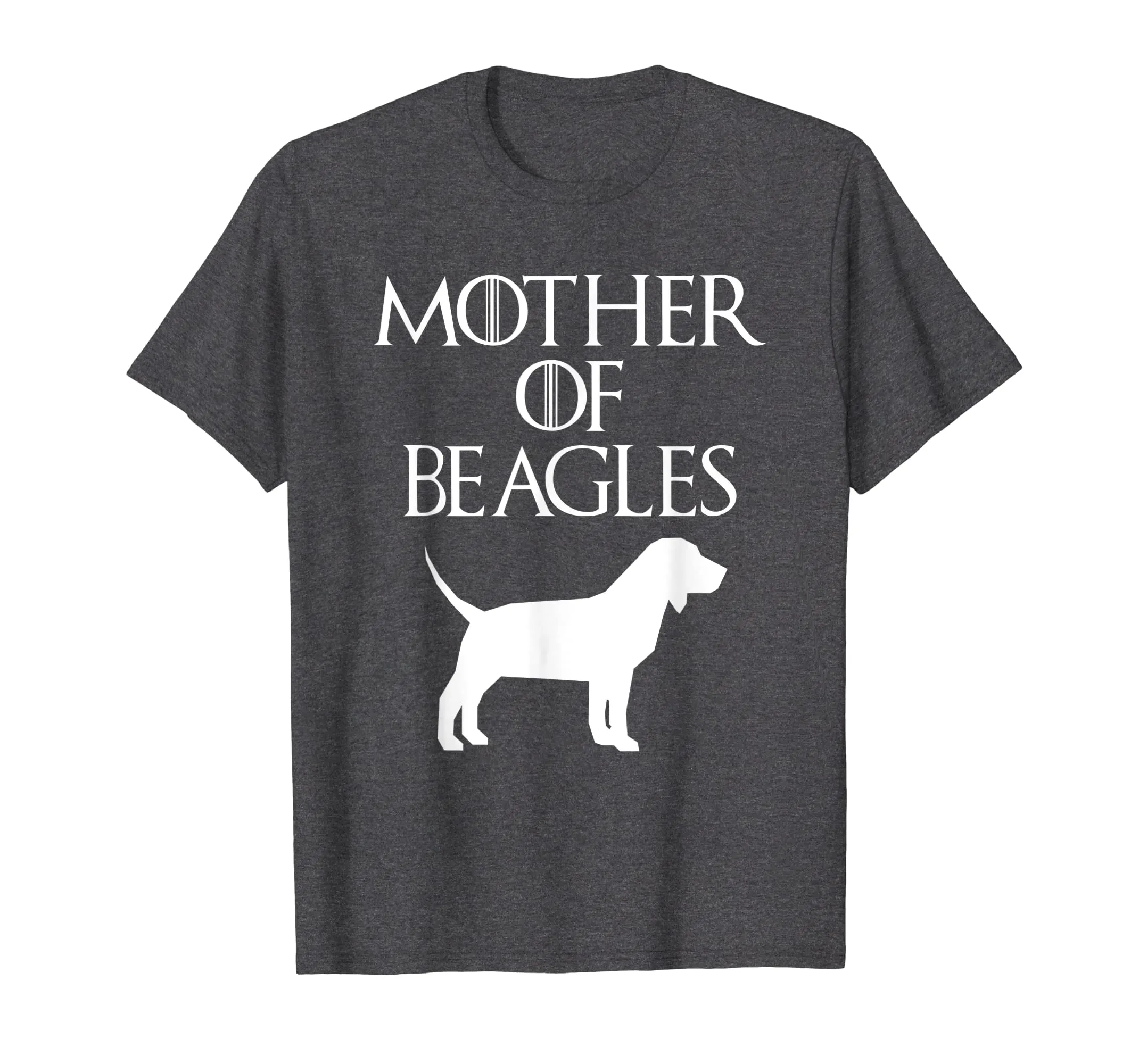 Cute &amp; Unique White Mother of Beagles T-shirt E010566