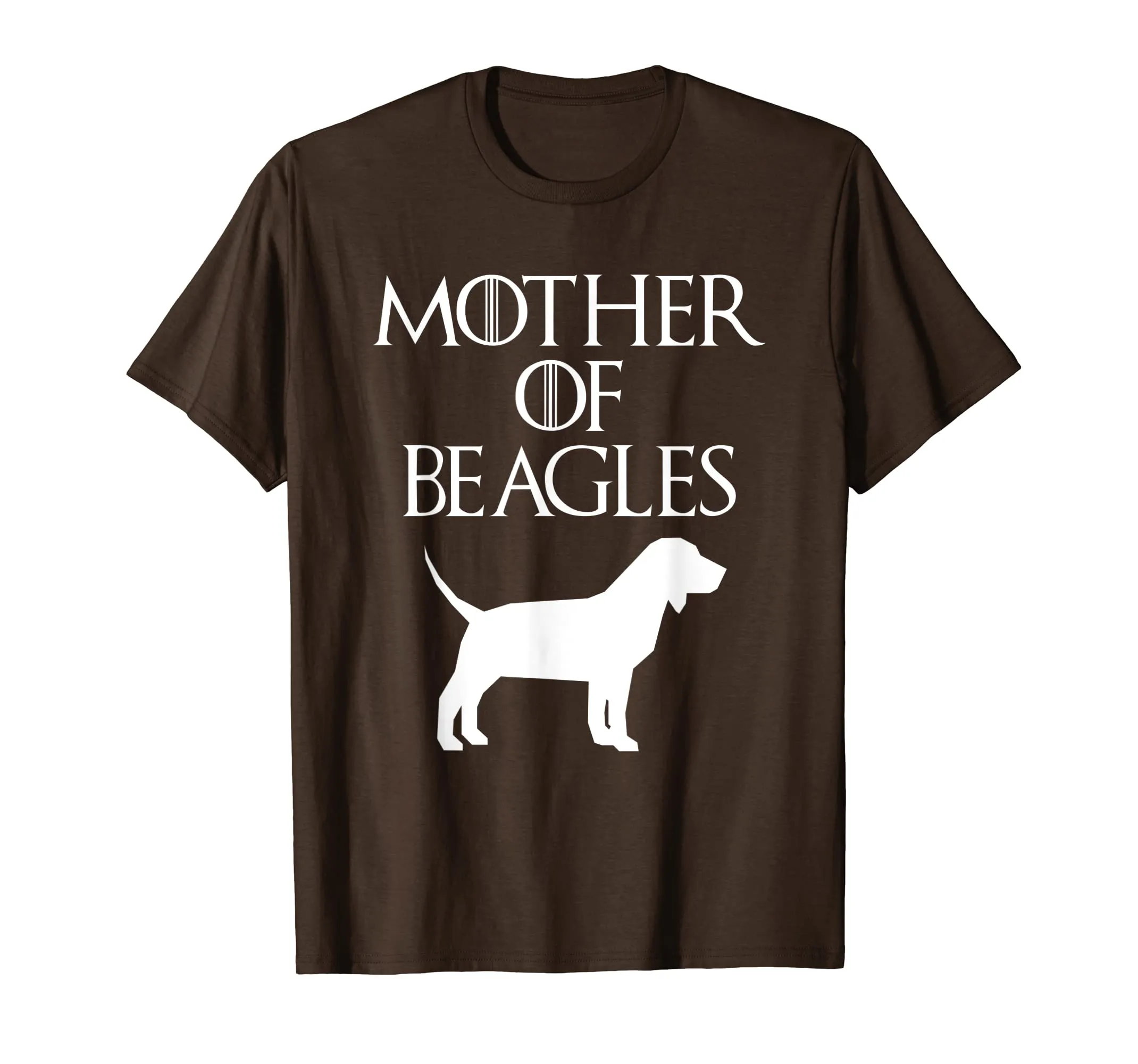 Cute &amp; Unique White Mother of Beagles T-shirt E010566