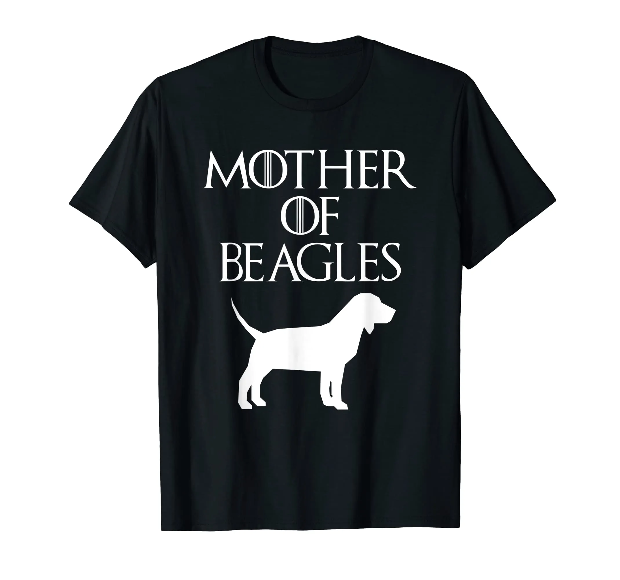 Cute &amp; Unique White Mother of Beagles T-shirt E010566
