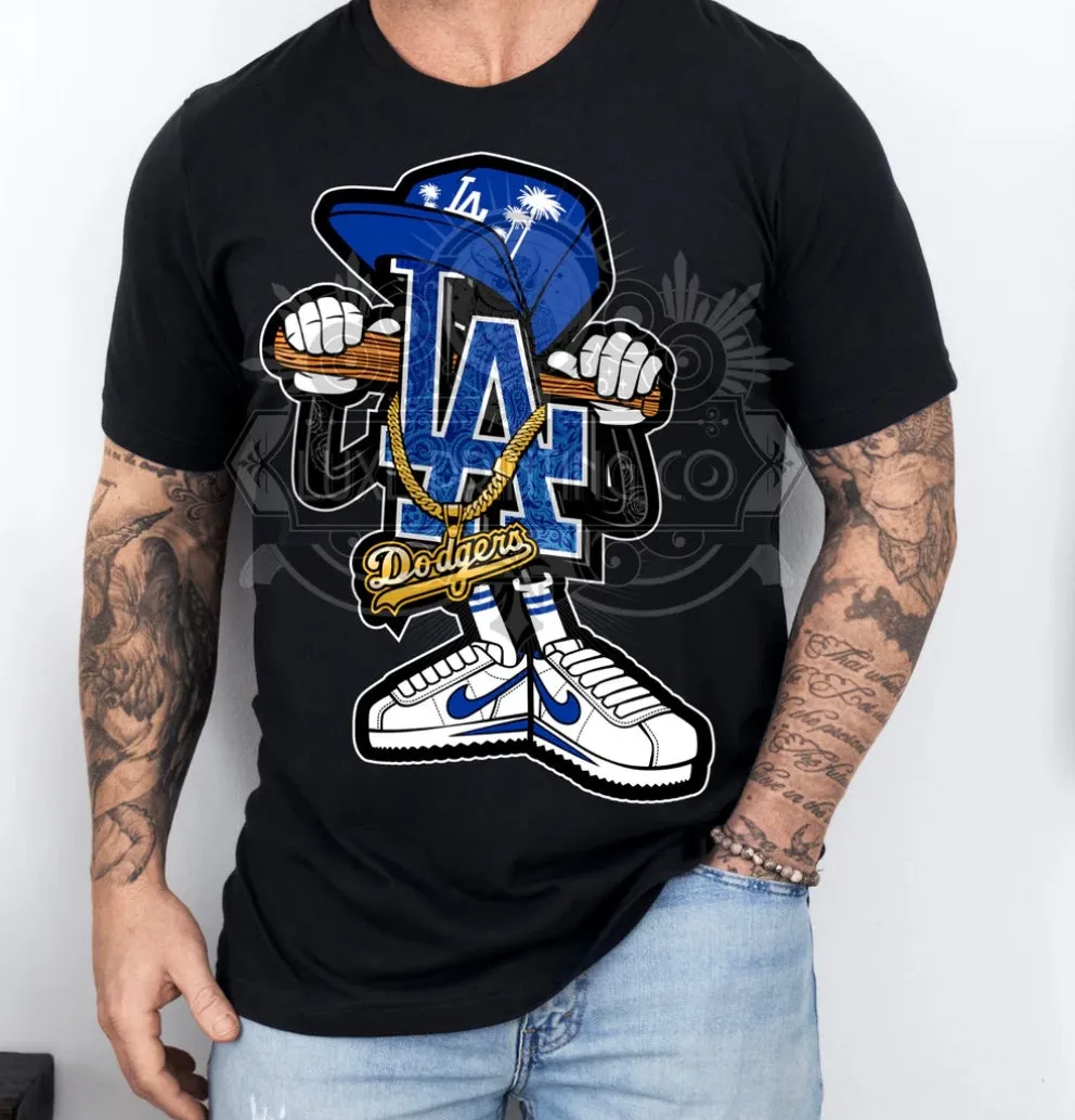 D0dgers Baseball DTF (Direct To Film) Heat Transfer-Unisex