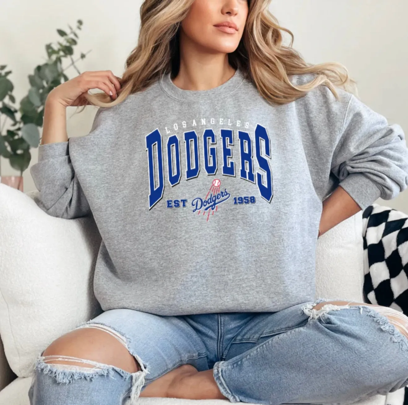 D0dgers Baseball DTF (Direct To Film) Heat Transfer-Unisex
