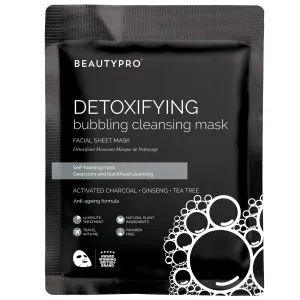 DETOXIFYING Bubbling Cleansing Sheet Mask with Activated Charcoal