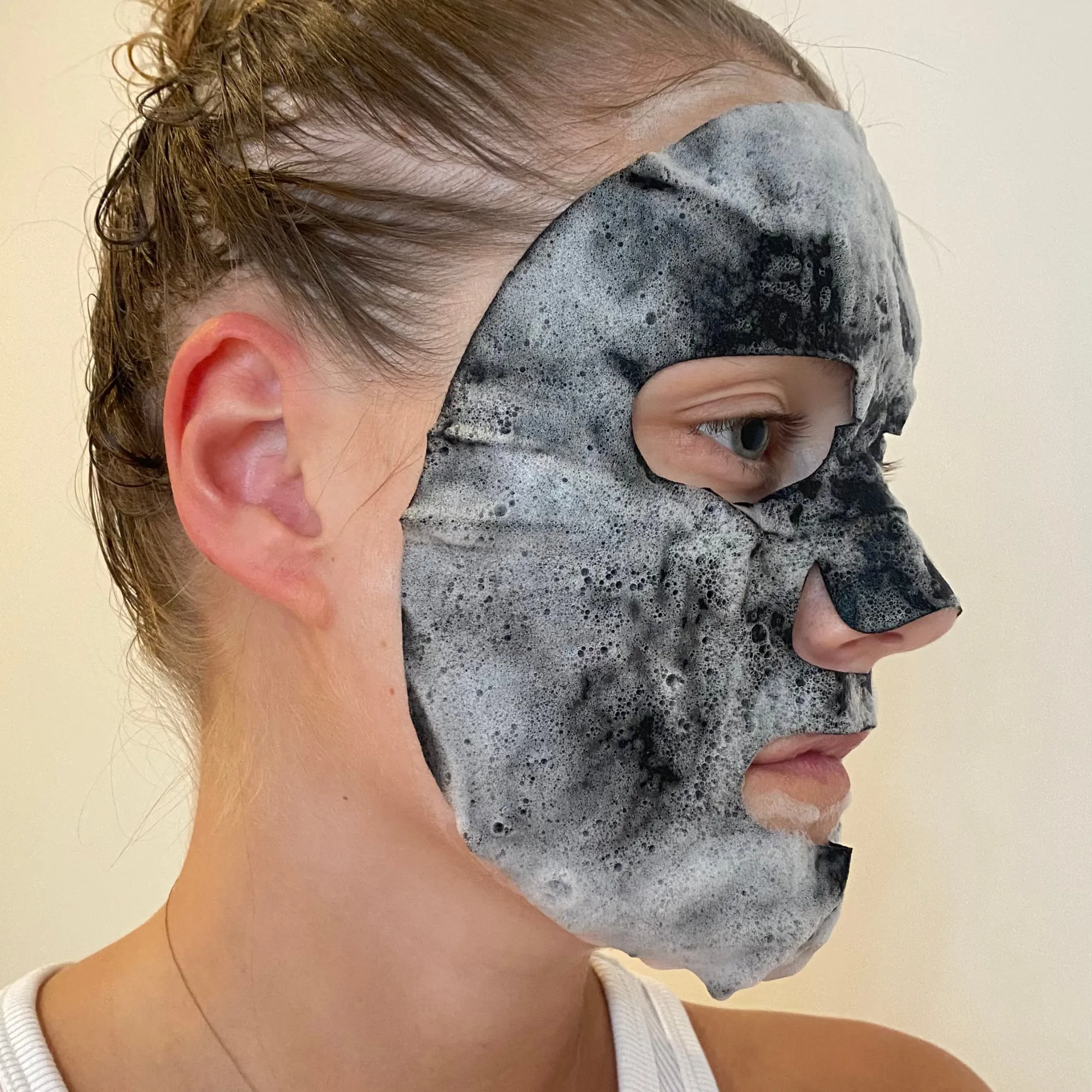 DETOXIFYING Bubbling Cleansing Sheet Mask with Activated Charcoal