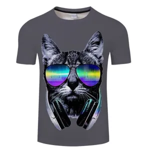 DJ Cat 3D T-Shirt