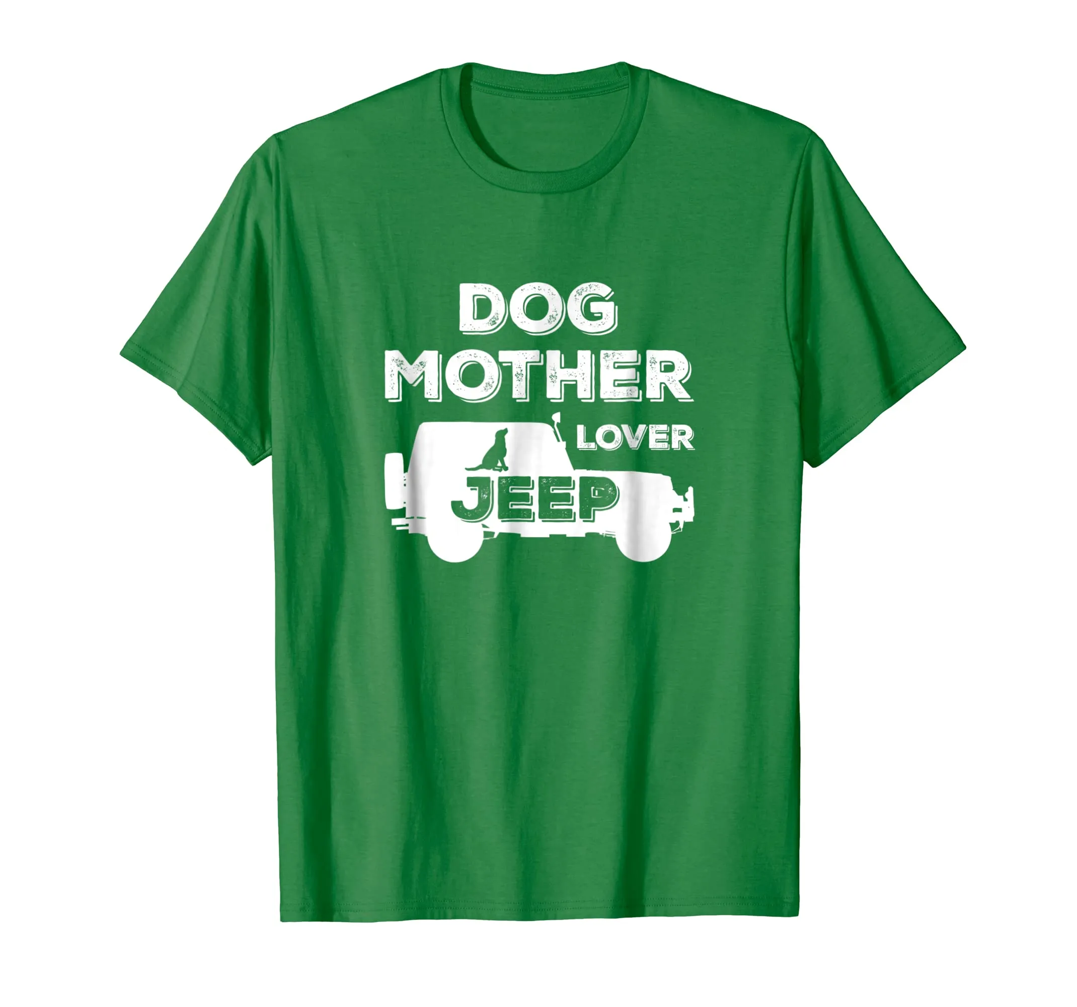 Dog Mother Jeeps Lover Retro Vintage Distressed Shirt
