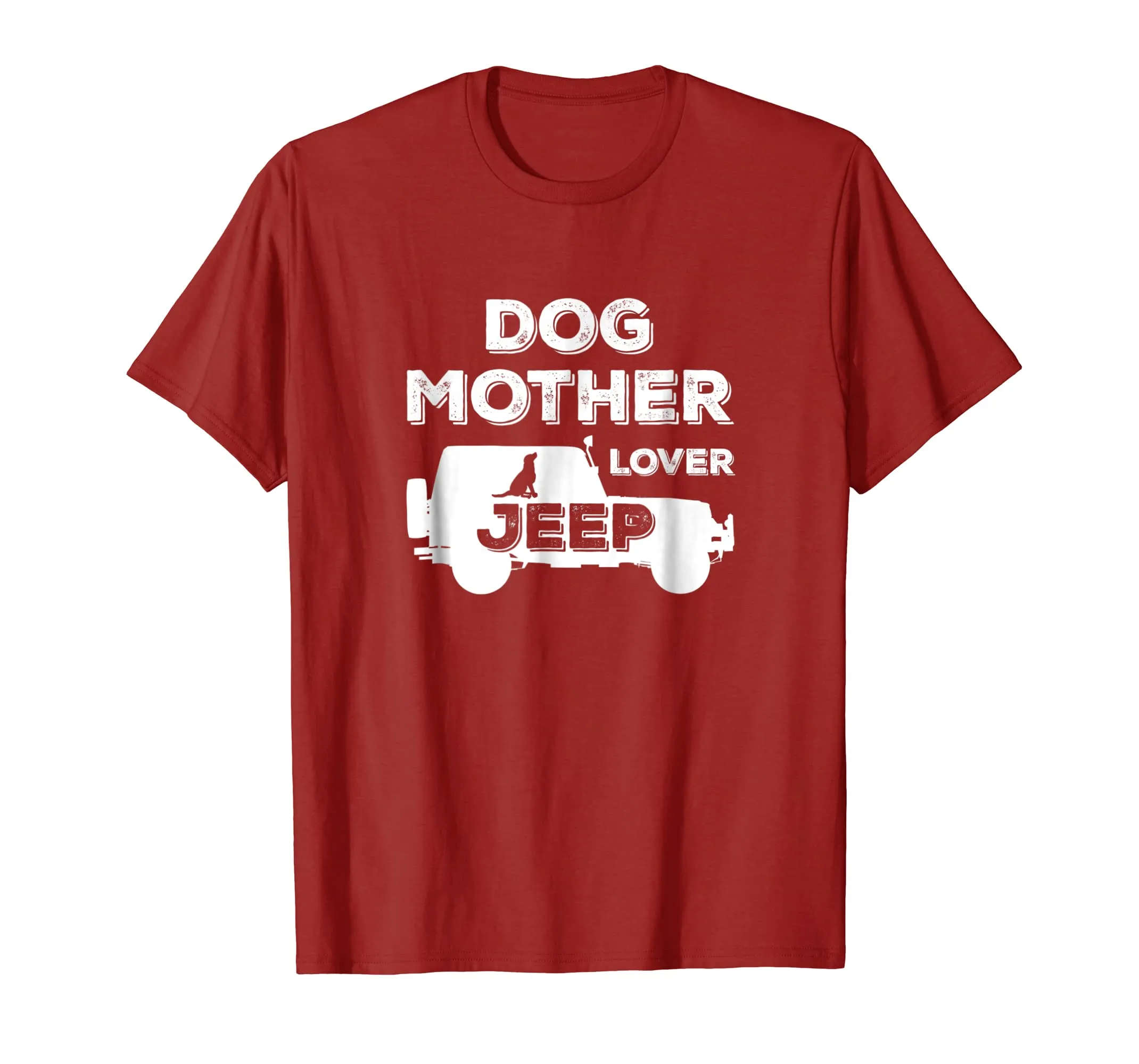 Dog Mother Jeeps Lover Retro Vintage Distressed Shirt