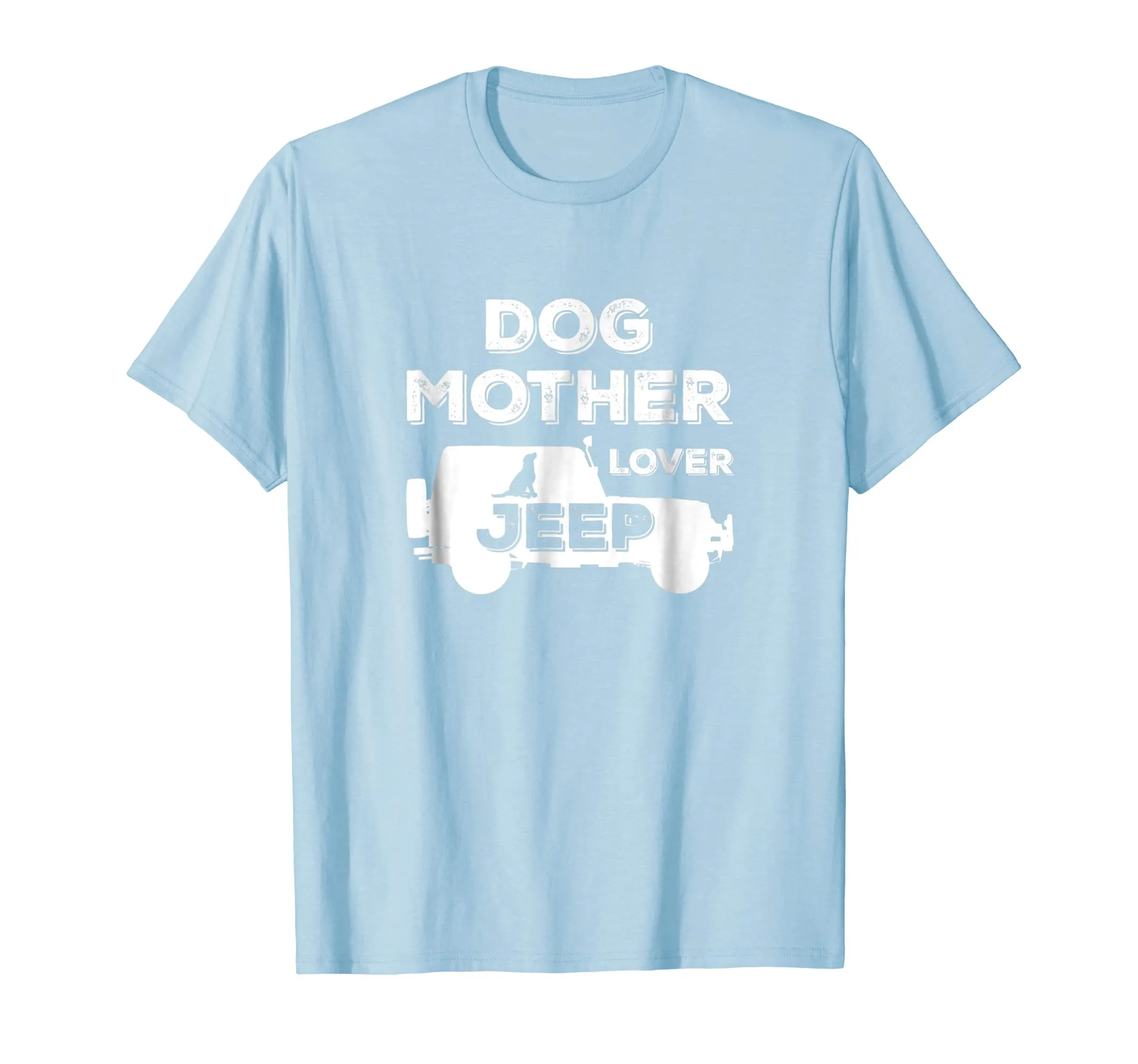 Dog Mother Jeeps Lover Retro Vintage Distressed Shirt