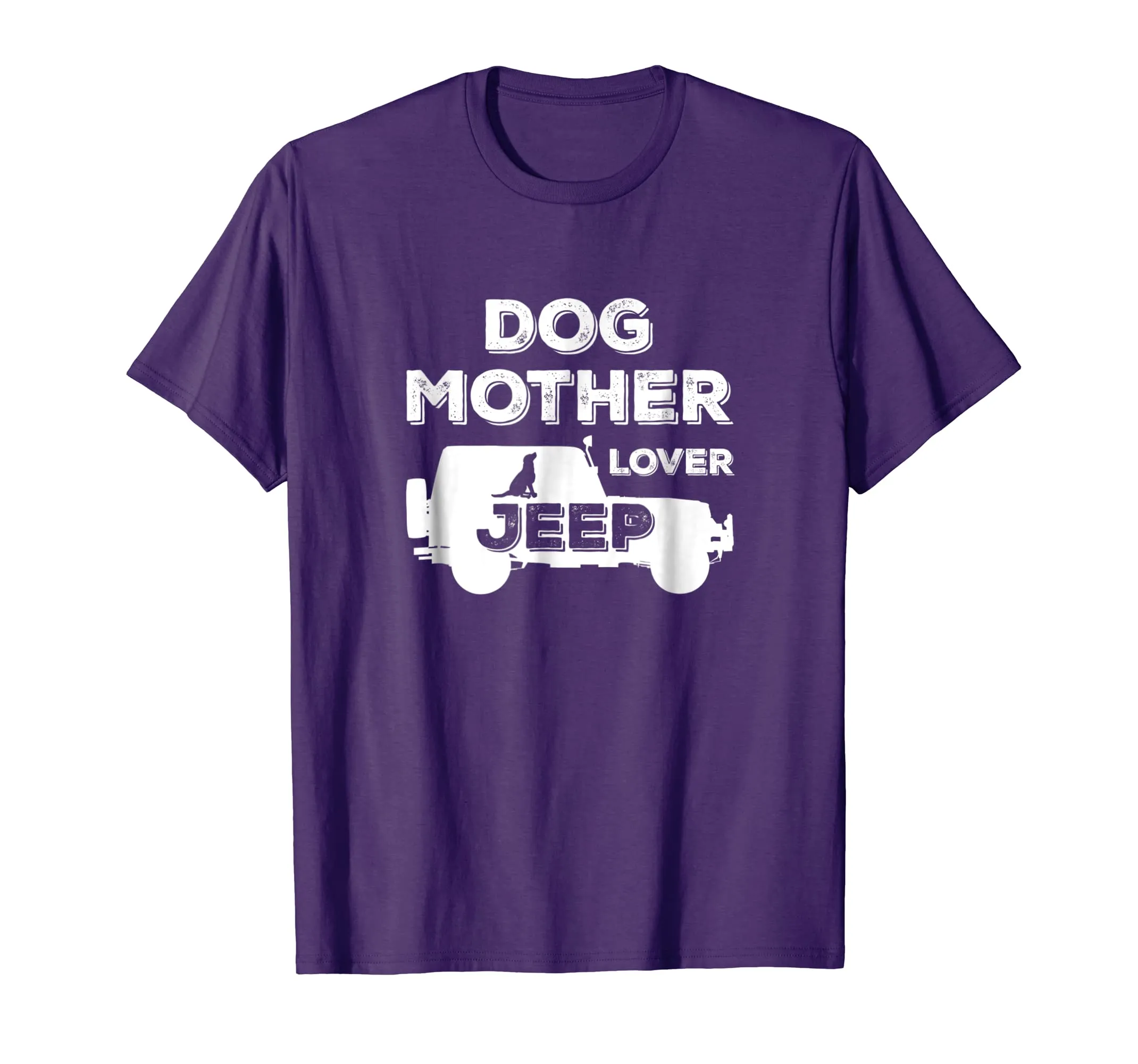Dog Mother Jeeps Lover Retro Vintage Distressed Shirt