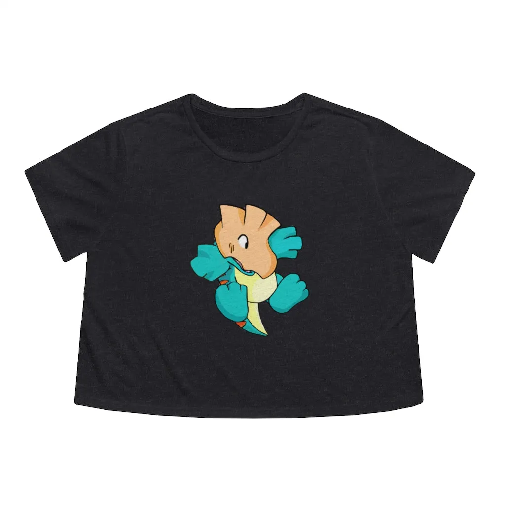Dogat Women's Flowy Cropped Tee
