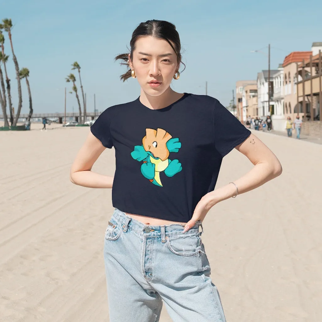 Dogat Women's Flowy Cropped Tee