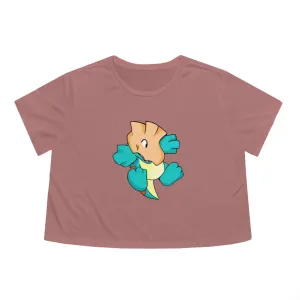 Dogat Women's Flowy Cropped Tee