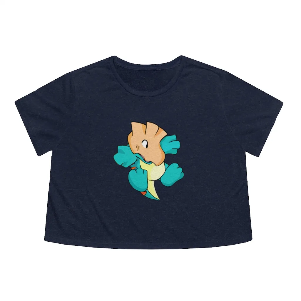 Dogat Women's Flowy Cropped Tee