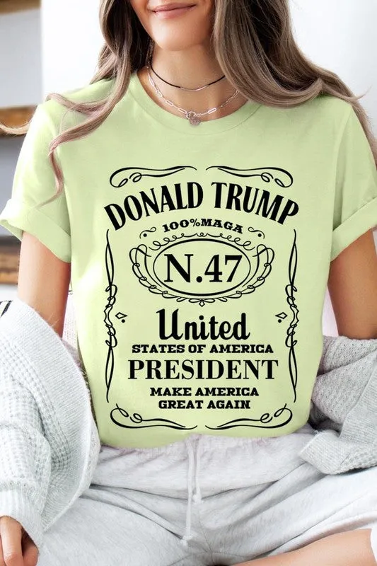 Donald Trump USA President 47 Maga Graphic Tee-SHIPS DIRECTLY TO YOU!